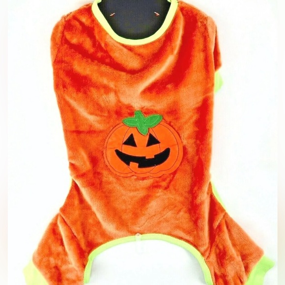 Cute🥰Pumpkin🎃Pet🐶Costume Sz Large - Picture 1 of 11